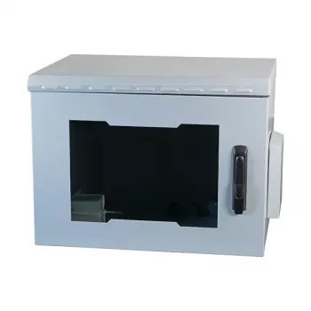 EFB-Elektronik 19 inch Wandgehäuse IP55, 20U, Glastür, 600 mm Tiefe, RAL 7035 (691720IP55.2G)