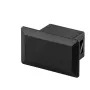 EFB-Elektronik Blindstopfen Kunststoff Schwarz für ST/FC-Bohrung (D-Loch), 100er-Pack