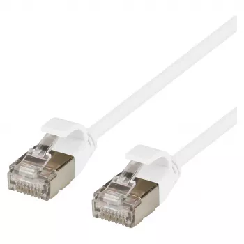 EFB ELEKTRONIK Cat.6A U/FTP TPE Ultra-Flexible RJ45 Patchkabel, Weiß, 1,5 m