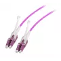 EFB Elektronik Duplex Jumper LC-LC OM4 3m mit Push/Pull-Tab und wechselbarer Polarität