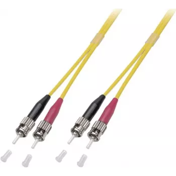 EFB Elektronik Duplex Jumper ST-ST 9/125µm OS2 LSZH Gelb 0,5m