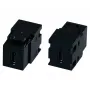 EFB Elektronik EB560 USB-C Keystone-Adapter, 10 Gbit/s, 60 W PD, Schwarz