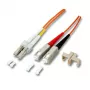 EFB-Elektronik ECOFIBER Duplex Jumper LC-SC 50/125 µm OM2 LSZH Orange 2,0 mm 3 m