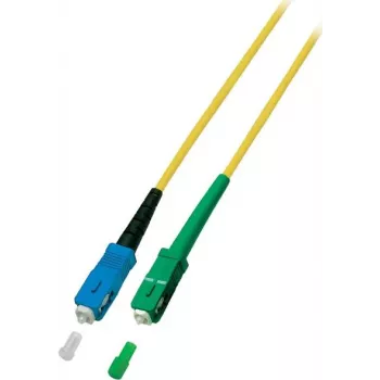 EFB Elektronik ECOFIBER Simplex SC/UPC Singlemode OS2 Glasfaser-Patchkabel 1 m LSZH Gelb