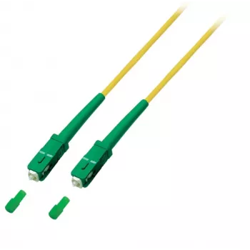 EFB Elektronik Glasfaser-Patchkabel SC/APC Singlemode (M) 1m Gelb