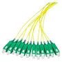 EFB Elektronik FTTH Pigtail SC/APC OS2 G.657.A2 9/125µm Gelb 2m