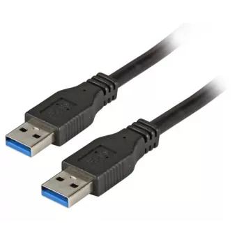 EFB Elektronik Premium USB 2.0 Kabel - USB Typ A Stecker auf USB Typ B Stecker - 0,5 m - Schwarz