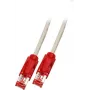 EFB Elektronik RJ45 Patchkabel Cat.6 S/FTP LSZH Draka UC900 TM21 Crossover Rot 0,5m
