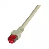 EFB-Elektronik RJ45 Patchkabel Cat.6 S/FTP LSZH grau 0,75m