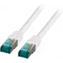 EFB-Elektronik RJ45 Patchkabel Cat.6A S/FTP LSZH Weiß 0,5m
