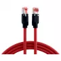 EFB ELEKTRONIK RJ45 Patchkabel Cat.6A S/FTP PUR Draka UC900 TM21 Rot 0,25 m