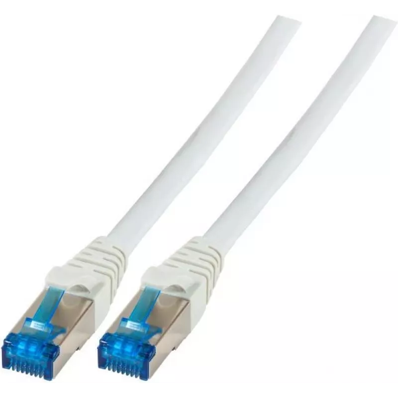 EFB-Elektronik RJ45 Patchkabel Cat.6A S/FTP PVC UL Grau 7,5m