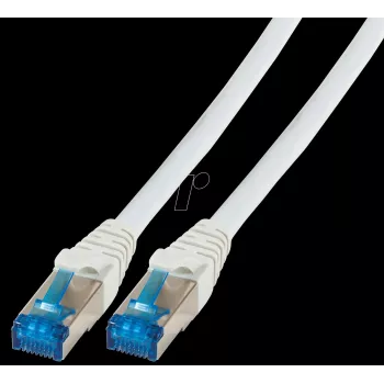 EFB-Elektronik RJ45 Patchkabel Cat.6A S/FTP PVC UL Grau 7,5m