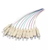 EFB Elektronik SC Singlemode Glasfaser-Patchkabel, Duplex 9/125µm, 1m, LSZH, Gelb