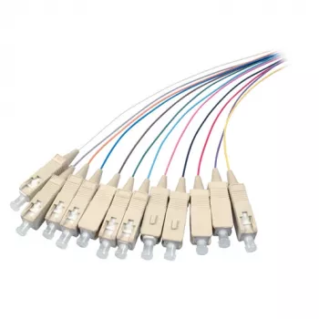EFB Elektronik SC Singlemode Glasfaser-Patchkabel, Duplex 9/125µm, 1m, LSZH, Gelb