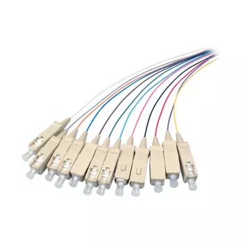 EFB Elektronik SC Singlemode Glasfaser-Patchkabel, Duplex 9/125µm, 1m, LSZH, Gelb