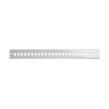 EFB Elektronik VSB-FP-12SC-S 12-Port Glasfaser-Frontplatte Grau