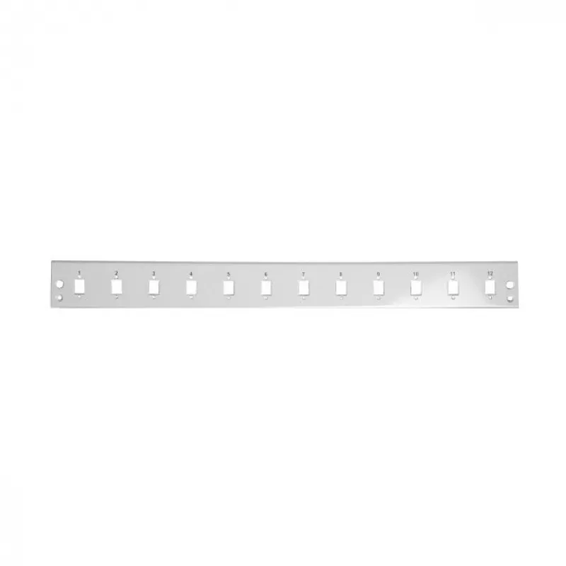 EFB Elektronik VSB-FP-12SC-S 12-Port Glasfaser-Frontplatte Grau