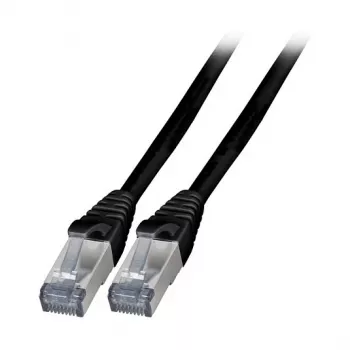 EFB K5538SW.7,5 Cat.6A S/FTP TPE Patchkabel RJ45 7,5m Schwarz