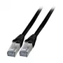 EFB K5538SW.7,5 Cat.6A S/FTP TPE Patchkabel RJ45 7,5m Schwarz