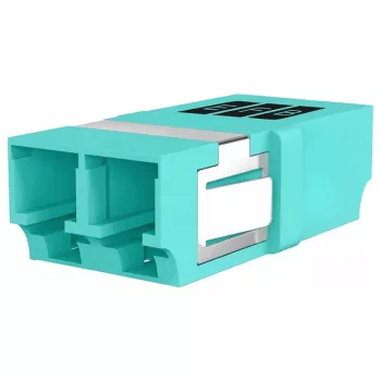 EFB KM53516 Keystone-Modul LC Duplex OM3 Aqua Glasfaser-Kupplung