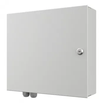 EFB Mini Wandgehäuse 5 Module 290x320x88mm, Lichtgrau (RAL 7035), IP30, abschließbar