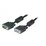 EFB SVGA/HDTV Verlängerungskabel, 2x HD-SUB15, Stecker auf Buchse, Schwarz, 1,8 m K5327SW.1,8V2