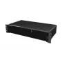 EFB VSB2HE-A-SW 2U Sliding Rack Spleißbox, unbestückt, Schwarz, ohne Frontplatte
