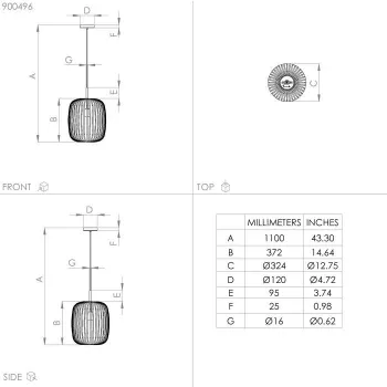 EGLO ROMAZZINA Pendelleuchte, 1 x E27, beiger Stoffschirm, Stahl, IP20, dimmbar, max. 60 W