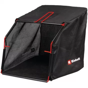 Einhell 3405960 Fangsack für GE-SC 36/35 Li und GE-SA 36/35 Li Akku-Vertikutierer, 28L, Schwarz mit roten Akzenten