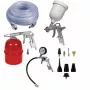 Einhell 4132776 Druckluftwerkzeug-Set 5-teilig mit Ausblaspistole, Reifenfüller, Farbspritzpistole, Unterbodenschutzpistole und 4m Spiralschlauch