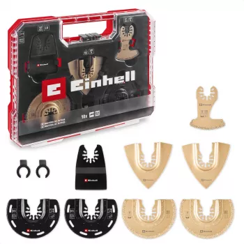 Einhell 708110 XLPLUS-CASE HCS HM Multifunktionswerkzeug-Zubehörset 37-teilig