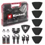 Einhell 708135 XL-PLUS-CASE BiM HSS Multifunktionswerkzeug-Zubehörset, 10 Teile