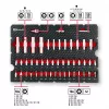 Einhell E-Case 92-teiliges Werkzeugset (370514) - Chrom-Vanadium-Stahl, Schwarz/Rot