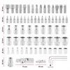 Einhell E-Case 92-teiliges Werkzeugset (370514) - Chrom-Vanadium-Stahl, Schwarz/Rot