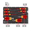 Einhell E-Case VDE Werkzeugkoffer 24-teiliges Elektriker-Set (Rot/Gelb)