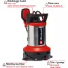 Einhell Flood Set GE-DP 7535 N LL ECO Schmutzwasser-Tauchpumpe 18500 l/h 9 m 4181515