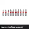 Einhell Karabiner Impact Bit Set 10-teilig 1/4 inch Sechskant Impact-Bits mit Karabinerclip