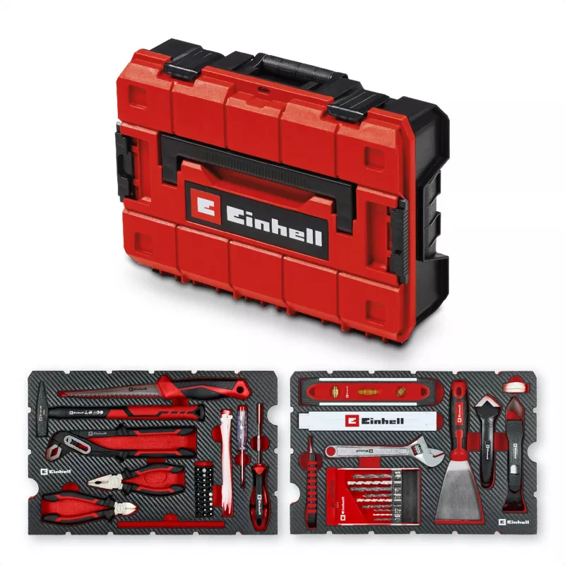 EINHELL-KWB E-Case Renovierungs-Werkzeugsatz, 78-teilig (Schwarz/Rot)