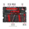 EINHELL-KWB E-Case Werkzeugkoffer Umzug, 79-teilig (Schwarz/Rot)