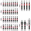 EINHELL-KWB Impact Bit Set in M-CASE, 39-teilig (mit Nüssen)