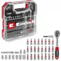 EINHELL-KWB Steckschlüssel- und Bit-Set 1/4 Zoll 37-teilig im L-CASE