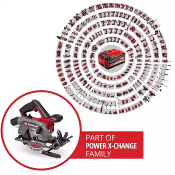 Einhell Power X-Change Akku-Handkreissäge TE-CS 18/150-2 Li-Solo, 18V (Rot/Schwarz, ohne Akku und Ladegerät)