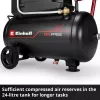 EINHELL TC-AC 190/24/8 I OF Ölfreier Kompressor, 1100 W, 24 L Tank, 8 bar, Schwarz
