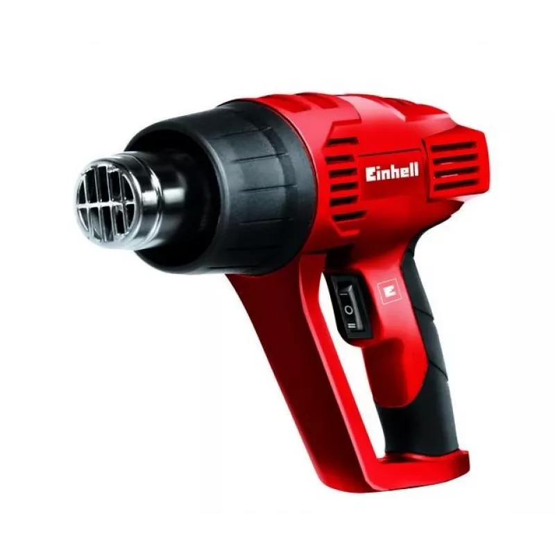 Einhell TC-HA 2000/1 Heißluftpistole 2000 W 550°C 500 l/min mit 4 Düsen und Schaber Rot