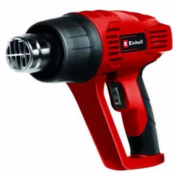 Einhell TC-HA 2000/1 Heißluftpistole 2000 W 550°C 500 l/min mit 4 Düsen und Schaber Rot