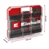 EINHELL XL-CASE Impact Bit and Drill Bit Set, 95-teilig, Bohrer- & Bit-Set