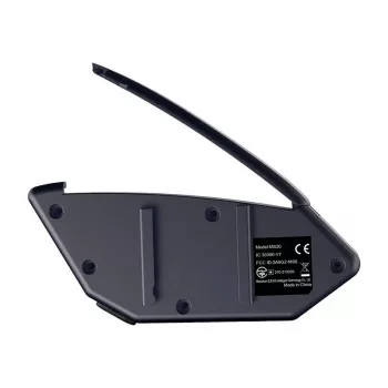 EJEAS MS20 Motorrad-Intercom mit Bluetooth 5.1, 1000m Reichweite, IP65, CVC-Rauschunterdrückung, HD-Stereo-Lautsprecher, FM-Radio, USB-C, bis zu 20h Sprechzeit