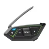 EJEAS MS8-SE Bluetooth Motorrad-Intercom - 8 Fahrer, 1,5 km Reichweite, IP65, 20h Gesprächszeit