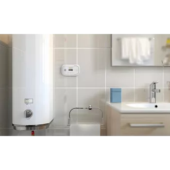EL-HOME CD-17A2v2300/B Kohlenmonoxidmelder mit LCD-Anzeige und 9V-Notstromversorgung